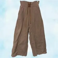 innovAte　イノベート　ワイドパンツ　ベージュ　レディース　ハイウエスト