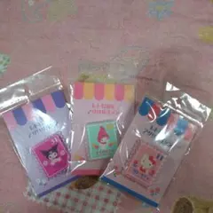산리오 레트로 切手 アクリルバッジ 3点セット