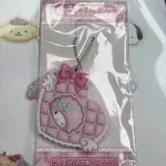 サンリオ当たりくじ スライドミラー　マイスウィートピアノ　ピアノちゃん