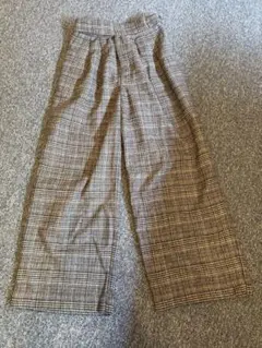 最終値下げ　チェック柄 ワイドパンツ FREAKS STORE デザイン