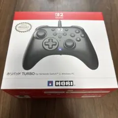 Switch2/PC用 ホリパッドTURBO ブラック HORI