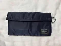 Porter ポーター アイアンブルー タンカー 長財布 ゴールドファスナー