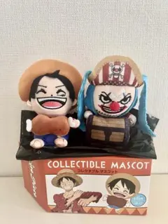 USJ ワンピース コレクタブルマスコット 【ルフィ】【バギー】