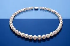 特別セール！照り巻オーロラ級の花珠真珠ネックレス 8．5㍉-9 