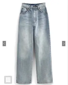 ルーズストレートデニムパンツ［Cu534］
