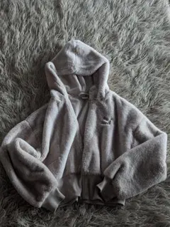 PUMA フード付きボアジャケット M