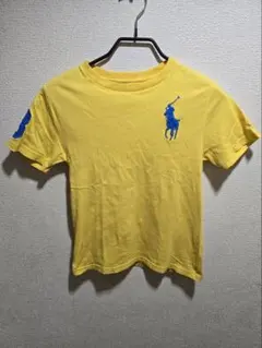 POLO ポロ キッズ 半袖Tシャツ イエロー 黄色 子供服 ロゴ カジュアル