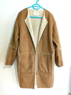 ムートン風ボアコート