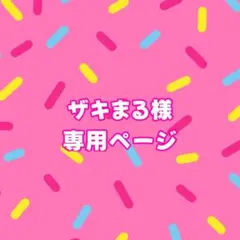 ザキまる様専用ページ