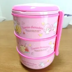 サンリオキャラクター ランチボックス ３段重ピンク