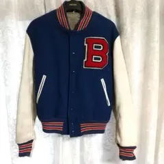 Golden Bear スタジャン ネイビー/ホワイト