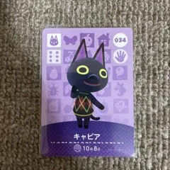 あつまれどうぶつの森　amiiboカード　キャビア
