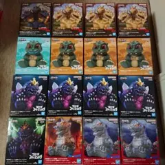 東宝怪獣シリーズ 鎮座獣 フィギュア 16点セット