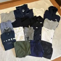 コロンビアパーカー、モンベルTシャツ、チャンピオンTシャツ他　160、xs