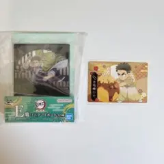 一番くじ　鬼滅の刃　悲鳴嶼行冥　ミニアートボード&銀だこ　カード　2点セット