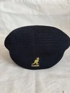 【KANGOL】 メッシュハンチング ブラック Lサイズ