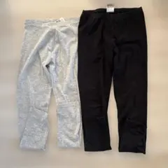 キッズ レギンス 2色セット 150