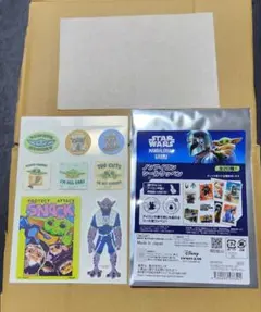 スターウォーズ マンダロリアン・アンド・グローグー ノンアイロン シールワッペン
