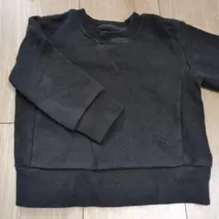 ブラック 長袖トレーナー 90cm