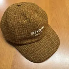 Supreme ブラウン キャップ ツイード
