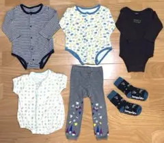 【80cm】カーターズ ロンパース4枚 レギンス 靴下 男の子 まとめ売り