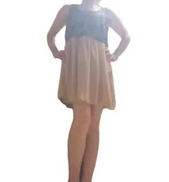 SpRay スプレイ 切り替え チュール ワンピース