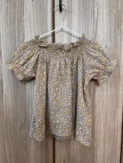 Bee des Bee 花柄 シャツ ブラウス スモック 100サイズ