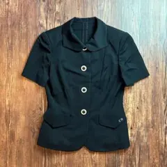【古着/レア】Mademoiselle Dior 半袖ジャケット 角丸カラーのサムネイル