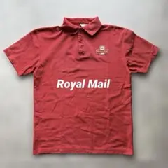 イギリス郵便局 ロイヤルメール 半袖 UK ポロシャツ レッド RED 匿名配送のサムネイル