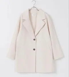 ハニーズ　【C・O・L・Z・A】　チェスターコート　ホワイト　コート　Mサイズ