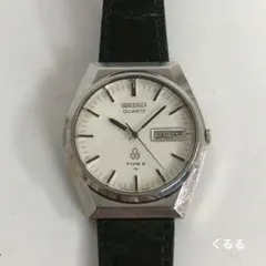 SEIKO セイコー タイプII ヴィンテージ クォーツ 腕時計 メンズ
