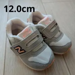New Balance 996ベビーシューズ 12.0cm グレー ピンク