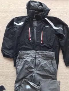 IKON スノーボード(スキーウェアセット)黒/グレー