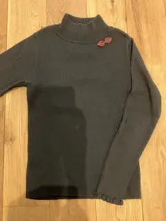 familiar ブラック タートルネックセーター 140cm ファミリア