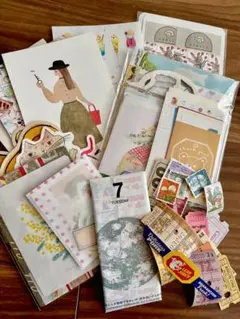 紙博セット◎人気作家さん紙もの詰め合わせ250点