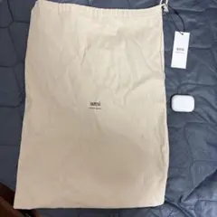 ami コットンショッパー袋 アイボリー 巾着 アミパリス amipariのサムネイル