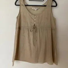 TOMMY HILFIGER ノースリーブ ベージュ サイズ0のサムネイル