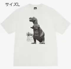 STUSSY｜ロンT｜恐竜バックプリント｜stussyarchive stussy ロンt 恐竜 激レア - メルカリ
