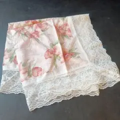 HANAE MORI ハンカチ 花柄 レース