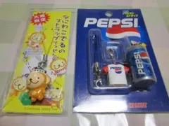 PEPSI キーホルダーとなにわこざるのストラップセット！のサムネイル