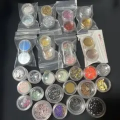 ネイルパーツ セット まとめ 多色 クリスタル グリッター