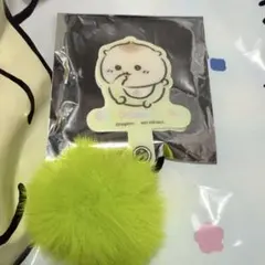 ちいかわBaby ノベルティ ぽんぽんチャーム付き フォンタブ　くりまんじゅう