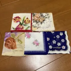 ブランドハンカチ　５枚組　未使用品