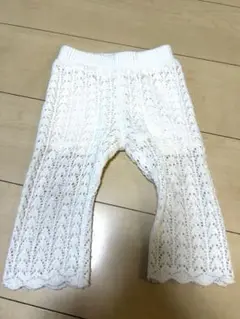 ホワイトレースパンツ