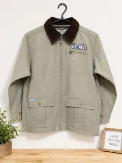 【新品】T&C ベージュジャケット ライトキャンバス生地 130 春