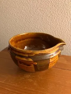 小鹿田焼　陶器　民藝　お椀　バーナードリーチ　スリップウェア