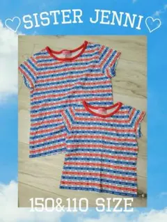 SISTER JENNI☆ジェニー☆110&150☆半袖Tシャツおそろ2枚☆新品
