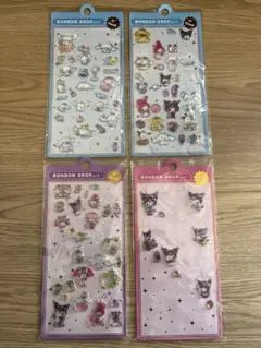 【ボンボンドロップシール/サンリオ】シール帳、ぷくぷくシール