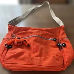 Kipling オレンジ ショルダーバッグ
