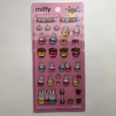 韓国 ミッフィー ぷっくりシール ボンドロ風